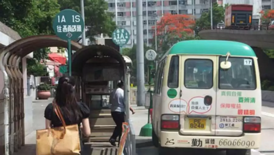 MINIBUS 1A FROM CHOI HUNG TO SAI KUNG