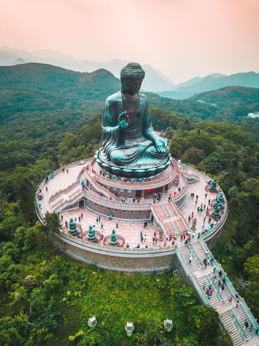 Aerial view of Big Buddha