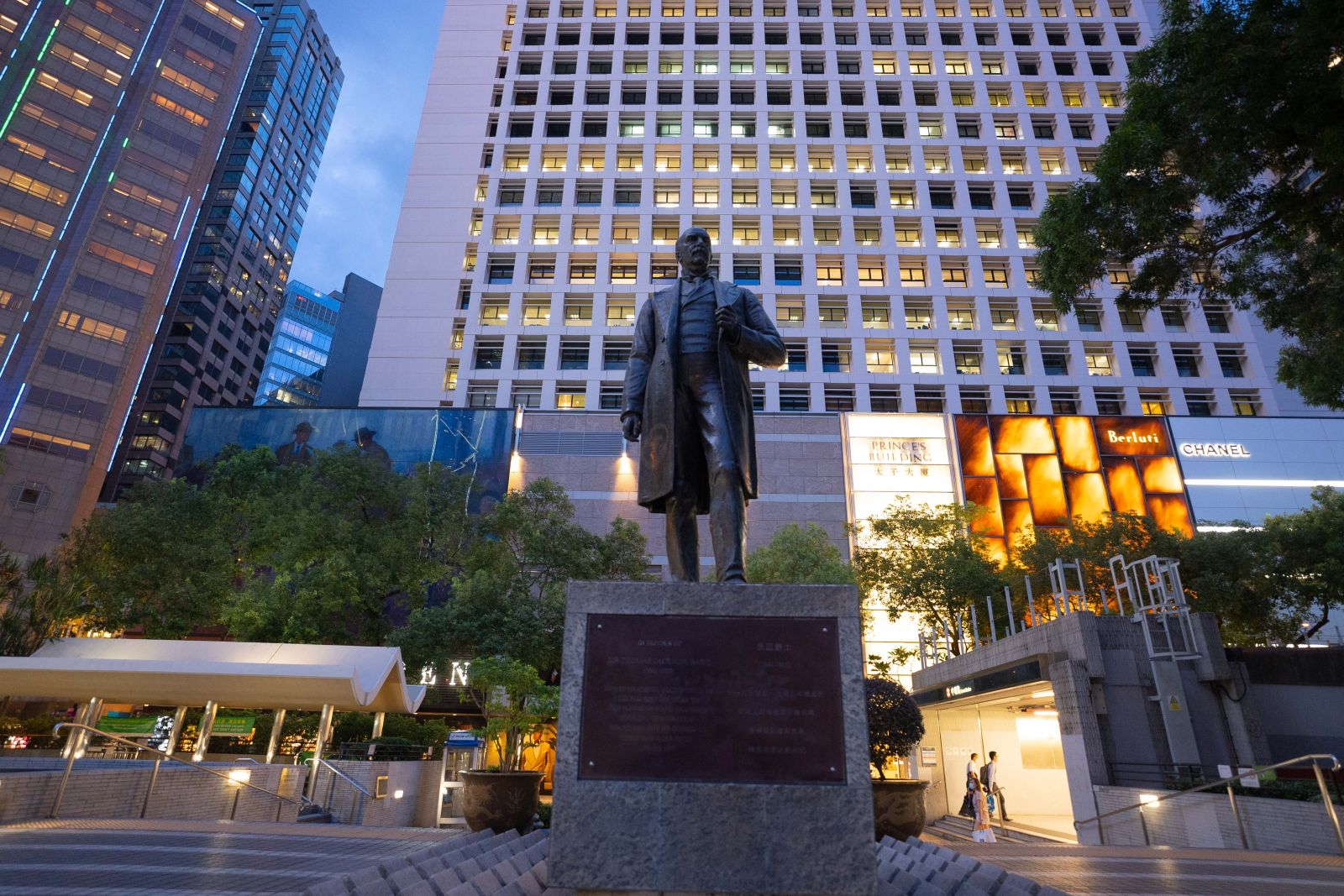 Sir Jackson is the only statue left in the Statue Square