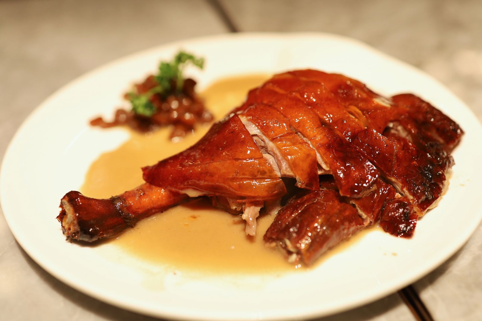 Roast goose, the signature dish of Yung Kee 