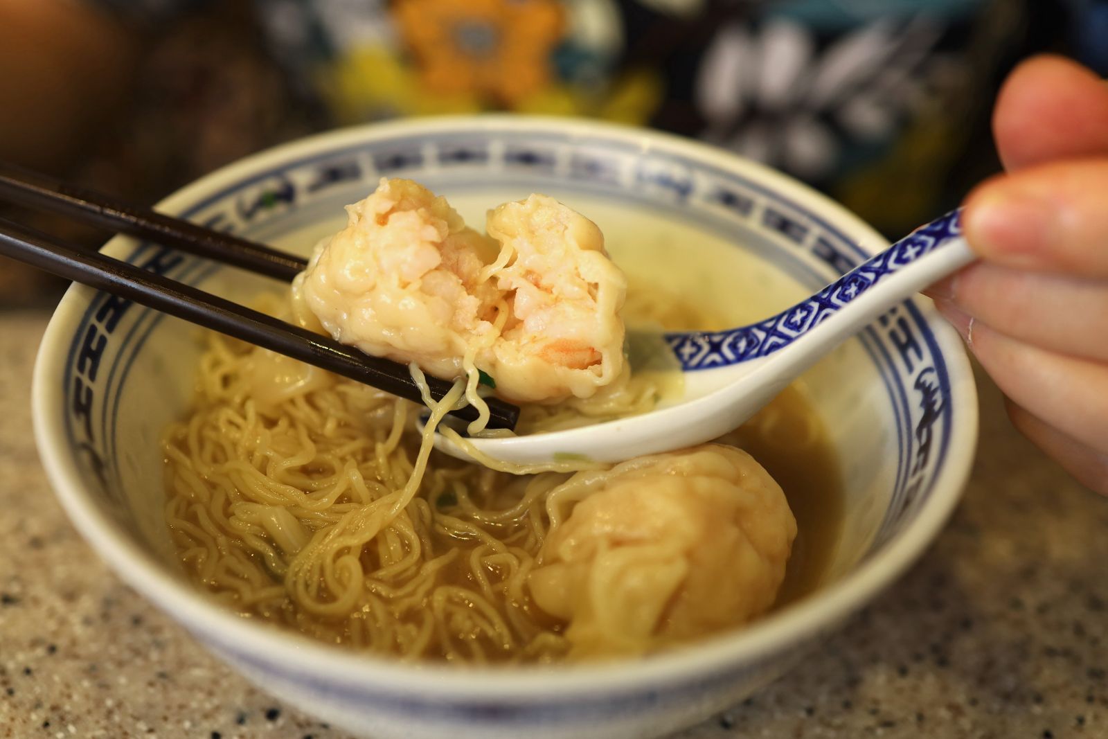 Chim Chai Kee prides itself on big wonton and its portion