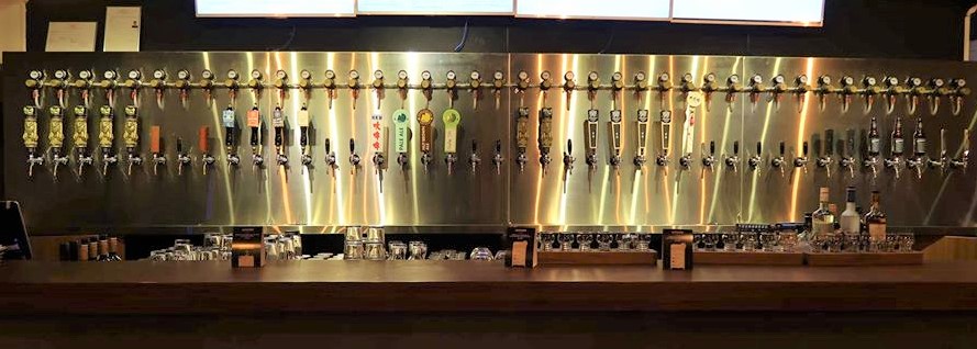 40 taps in the Taphouse