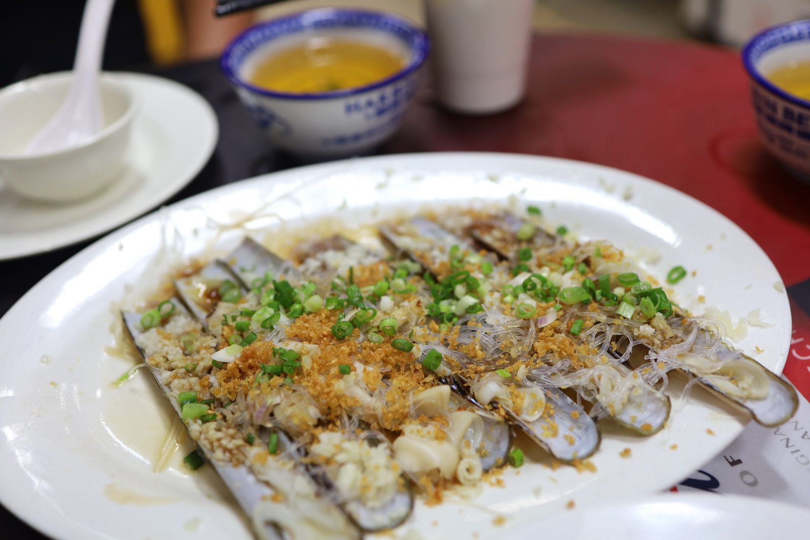 Steamed Bamboo Clams with Vermicelli
