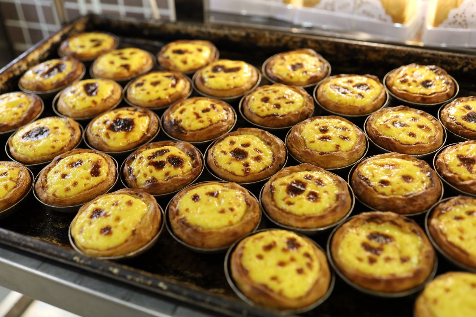 Portuguese tarts look so attractive to get!