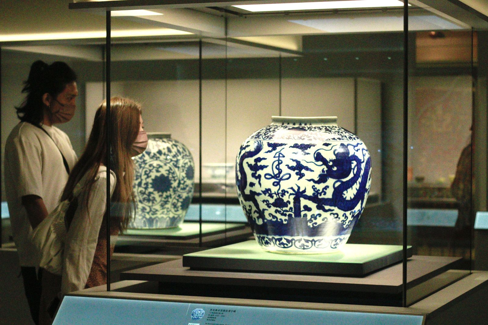 Chinese antiquities in the exhibition
