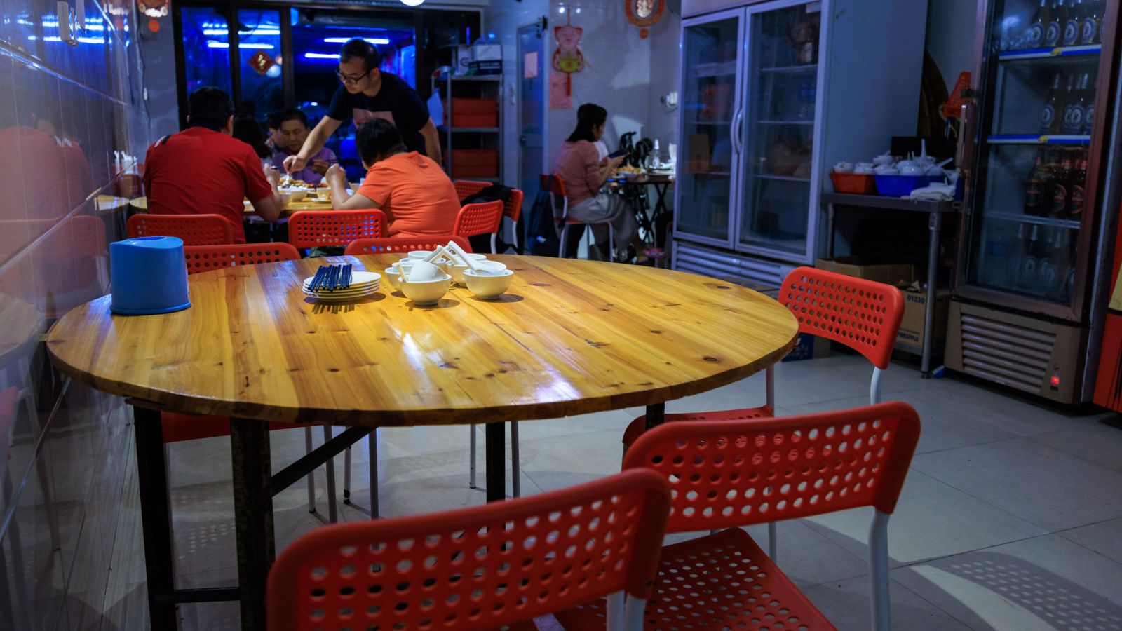 The restaurant does not have many tables so make sure to arrive early