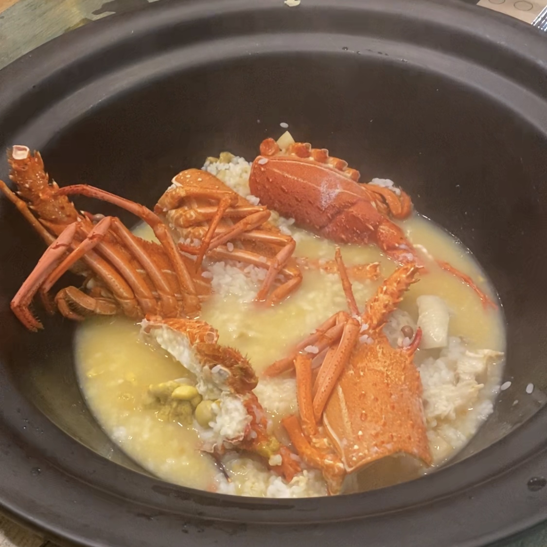 Lobster Head and Pork Bone Congee