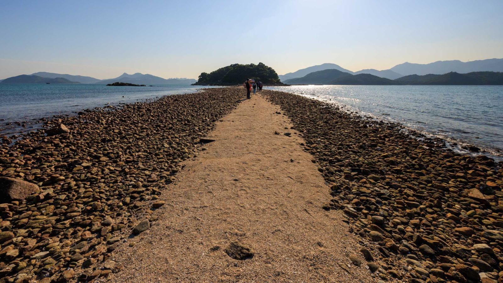 A miraculous walk across the sea