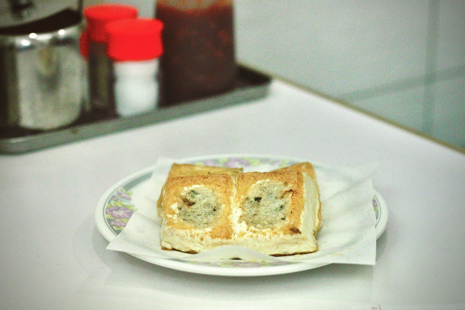 Pan-Fried Tofu with Fish meat (釀豆腐)