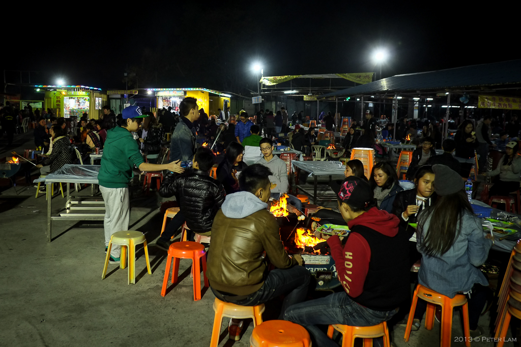 Locals are enjoying their quality time with family and friends in a paid bbq site